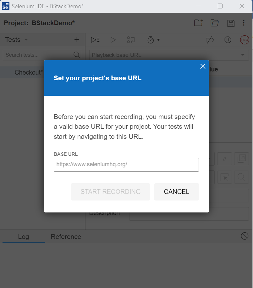 Testing UX using Selenium IDE